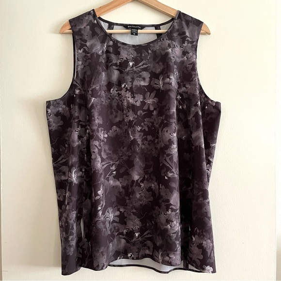 Athleta Zephyr Refined Tank in Lumen Floral Black — XL - Picture 10 of 10